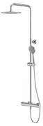 Cersanit S951-340 - Душ комплект с термостатен смесител CITY хром лъскав