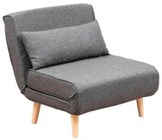 Тъмносив фотьойл Folde - Artie