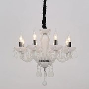 Полилей Blaze осветително тяло с осем светлини-бял