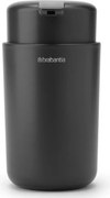 Дозатор за течен сапун Brabantia ReNew 1003133, 250 мл, Нехлъзаща основа, Без прокапване, Тъмносив