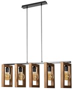 Пендел ТИЕРА, палисандър, 5xE27