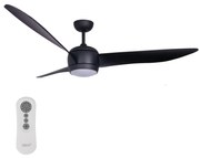 Lucci air 512910 - LED Таванна Вентилатор AIRFUSION NORDIC LED/20W/230V черна