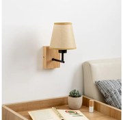 Brilagi - Аплик NUBILA WOOD 1xE27/25W/230V дъб/светлокафяво