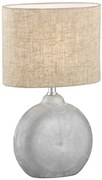 Настолна лампа F&amp;H Foro-23φ 13β 37ψ cm-Beige light - Silver