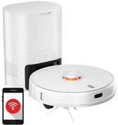 Прахосмукачка робот Xiaomi LYDSTO R1 Pro, 50W, Li-ion 5200 mAh, 3000 Pa, Wi-Fi, Мокро/сухо, Автоматично събиране на отпадъци, Автономия до 200 мин, Бял