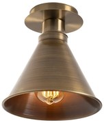 Осветително тяло за таван с метален абажур в бронзов цвят ø 20 cm Berceste – Opviq lights
