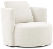 Бял въртящ се стол Nael - Interieurs 86