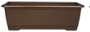 Сандъче за цветя - 50 х 16.5 х 13 см - Кафяво