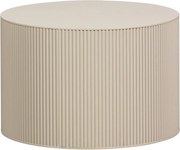 Бежова кръгла масичка за кафе ø 60 cm Sanne - WOOOD