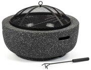 Fieldmann - Преносимо огнище за дърва с решетка антрацит