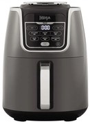 Фритюрник с горещ въздух Ninja AF160EU, 1750W, 5.2 л, 6 програми, Max Crisp, Сив
