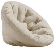 Бежов ленен фотьойл Nido - Karup Design