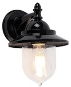 Класически външен стенен аплик черен IP44 - Oxford