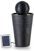 Blumfeldt Liquitorre XL, соларен фонтан, 200 л/ч, слънчев панел, 2 W, акумулатор, LED, polyresin