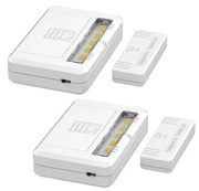 Solight WL908 - К-кт 2x LED Лампа за шкаф LED/0,5W/2xAAA