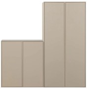 Кремав модулен гардероб от борова дървесина 200x220 cm Daily – vtwonen