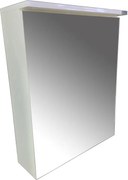 Шкаф Дентън 50 с LED вградено осветление, бял Т