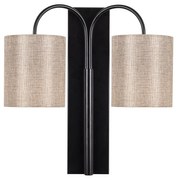 Черна метална стенна лампа Opviq lights Aristo - Opviq lights