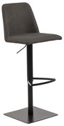 Антрацитен бар стол с регулируема височина (височина на седалката 78,5 cm) Avanja – Actona