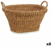 Кош С дръжки Кафяв 32 L 58 x 27 x 52 cm (6 броя)