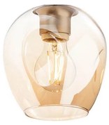 Redo A01-2621-Резервен абажур за лампа и полилей PIERCE, диам. 15 см, златист/димно