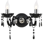 Аплик за стена Garbor 2-лампи-Black