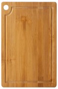 Дъска за рязане Rosberg R51635DS, 22x15 см, Двустранна, Бамбук, Кафяв