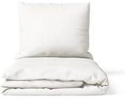 Бяло единично спално бельо от микросатен 140x200 cm Basic – Bonami Essentials