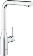 Кухненски кран Grohe Essence New με σπιράλ-Glossy silver