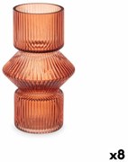 Ваза Райета Оранжев Кристал 9,5 x 16,5 x 9,5 cm (8 броя)