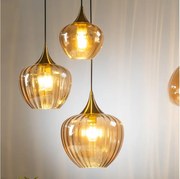 ONLI - Полилей с кабел ELIDE 3xE27/15W/230V черен/меден