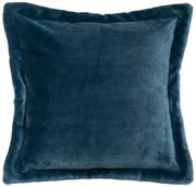 Декоративна възглавница atmosphera Cuddly, 53x53 cm - Тъмносин