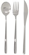 Прибори за хранене 6 бр. от неръждаема стомана в сребристо Mimo – Premier Housewares