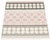 Светлорозов и сив килим за открито и закрито 70x90 cm Asta Pale Rose – Pappelina