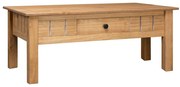 282682 vidaXL Кафе маса, 100x60x43,5 см, бор масив, Panama Range