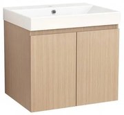 Конзолен PVC шкаф AMO-60 5157-60+УМИВ. 5953W-2NEW, Inter Ceramic, 60х56х46см