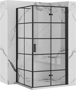 Душ кабина Rea Molier Black 80x80