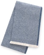 Синьо одеяло със съдържание на памук , 140 x 180 cm Linen - Euromant