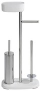 WENKO 24420100 - комплект за тоалетна RIVAZZA 17x72,5 cm бял
