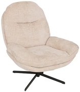 Въртящ се фотьойл atmosphera Stelan,Шенил, Бежов