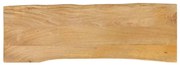 370734 vidaXL Плот за маса, 120x40x3,8 см, жив ръб, масивно дърво манго