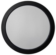 LED Плафониера ROUND LED/24W/230V 4000K Ø 28,8 см черен