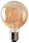 LED Крушка CLASIC AMBER G95 E27/8W/230V 2200K – Brilagi