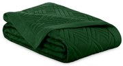 Тъмнозелено капитонирано покривало за легло от микрофибър 220x240 cm Ophelia – Restilo