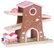 Bigjigs - Дървена игра с релси - Къща на дървото