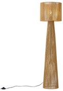 Japandi подова лампа естествена с абажур - Dart