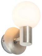 Модерна стенна лампа стомана IP44 - Cederic Up