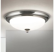 Orion - Плафон EMPIRA 2xE27/40W/230V Ø 35,5 см, матов хром