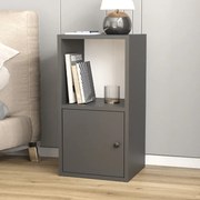 Меламинов нощен шкаф Вито в антрацитен цвят 34x30x66.4см.