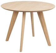 Кръгла трапезна маса с дъбов плот ø 100 cm Townsville – Actona